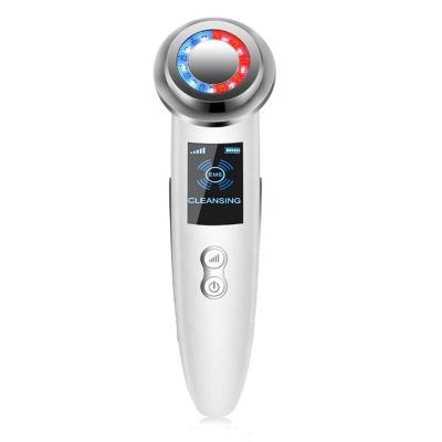 China Pigment Removal Mesotherapy Electroporation RF Radio Frequency LED Photon Facial Face Lifting Tighten Wrinkle Removal Skin Care Face Massager for sale