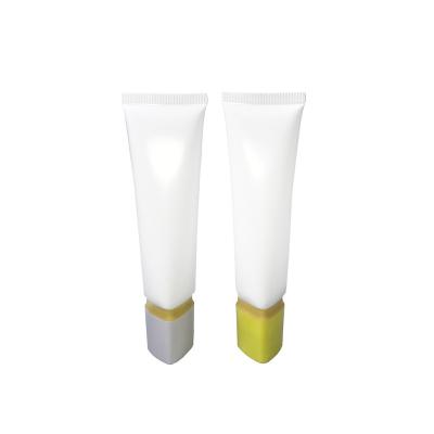 China Cosmetic Tube Small Size Plastic Special Shaped Spout Cosmetic Tube For Essens Care for sale