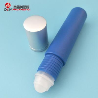 China 2021 D19mm Cosmetic Hot Selling Plastic Roll On Bottle 10ml Cosmetic Essential Oil Bottle With Trackball for sale