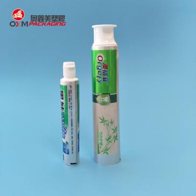 China High Quality Food Grade 120g ABL Tube Packaging Collapsible Aluminum Empty Toothpaste Tube With Cap for sale