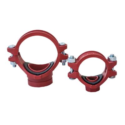 China 2020 Factory Direct Sales Water PipeFire Mechanical TeeFire-Fighting Fire Hydrant With Open-hole Tee Flange Small Diameter Pipe fi Customized for sale