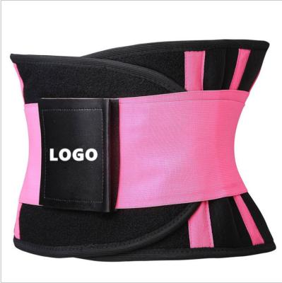 China Antibacterial Women's Sports Fitness Belt Weight Loss Adjustable Custom Logo Waist Support Belt Back Support Belt for sale