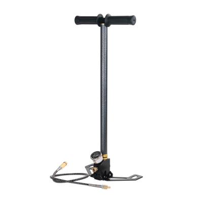 China Paintball Air Hand Pump High Pressure Pomba Directly 4500psi 30Mpa Stainless Steel 3 Stage PCP From Factory With Filter for sale