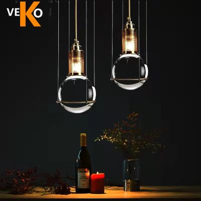 China Nordic Modern Led Pendant Light VEKO Modern Luxury Crystal Chandelier Light Modern Led Pendant Light for sale