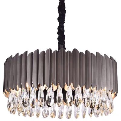 China Modern stainless steel and K9 crystal for living room bedroom restaurant dining room crystal chandelier for sale