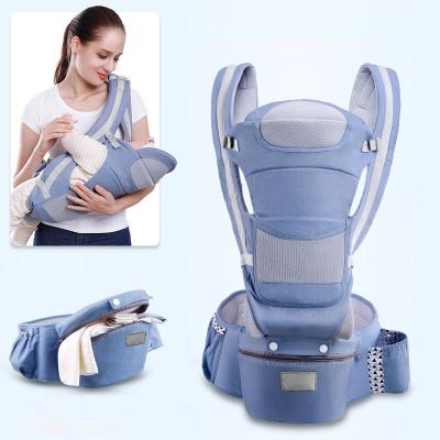 China Soft fabric Bukrein eco baby bag carriers front and back baby chain sling carrier with hip seat for sale