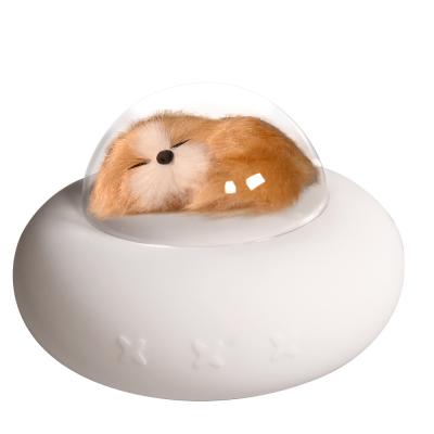 China Modern Soft Silicone Baby Kids Animal Night Lights Rechargeable Battery Operated With USB Warm White Light for sale