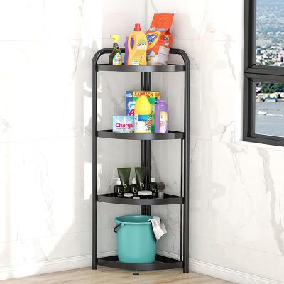 China Sustainable 3 Tier Shelf Metal Shelves Rack Household Adjustable Shelving Storage Folding Shelf With Board for sale