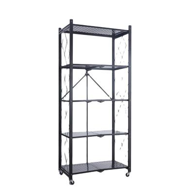 China Factory Directly Supply Sustainable Metal Supermarket Home Shelf Storage Rack for sale