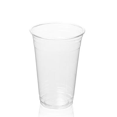 China 20oz Cold Clear Drink Plastic Disposable Cup For Parties Weddings for sale