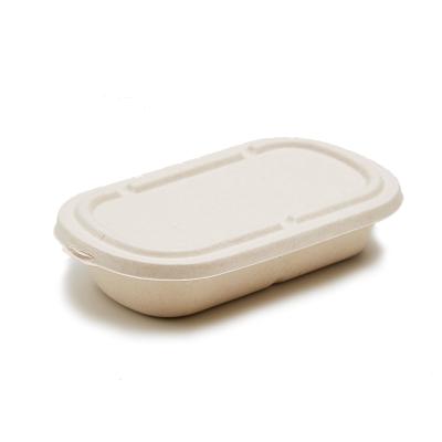 China Los envases biodegradables de la cubierta 25OZ sacan la caja para los alimentos de preparación rápida en venta