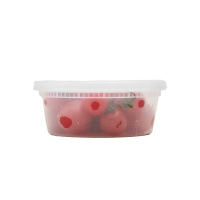 China 16oz soep Plastic Beschikbare Kop Microwavable 4 1/2“ X 4 1/2“ X 3“ Te koop