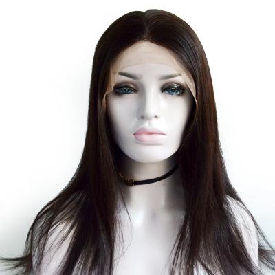 China Fast Delivery 4x4 Silky Straight Wave Stock Silky Top Front Lace Human Hair Wig With Fast Delivery for sale