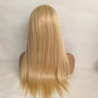 China Water Wave Actions 16 Inch Color Blonde Hair Full Lace Wig With Fast Shipping for sale