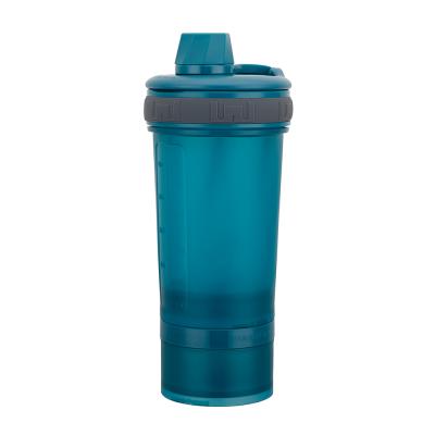 China Sports 650ml Viable Free Custom Plastic Multifunctional Fitness Special Water Bottle Viable With Pill Box Te koop