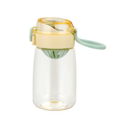 China Sustainable Wholesale 350ml Clear Plastic Custom Tritan Pet Bottle For Kids Travel en venta