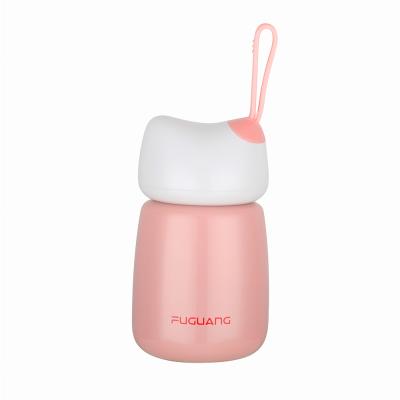 China PORTABLE Wholesale Double Wall Vacuum Insulated Stainless Steel Water Bottle Cat Shape 300ml for sale