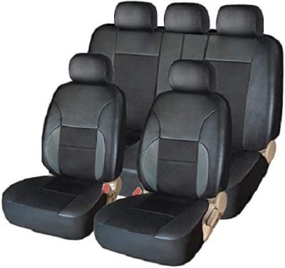 China Luxury 5 Universal High Quality Seats Cover Full Set Car Leather PU Sports Fashion Car Leather Seat Covers for sale