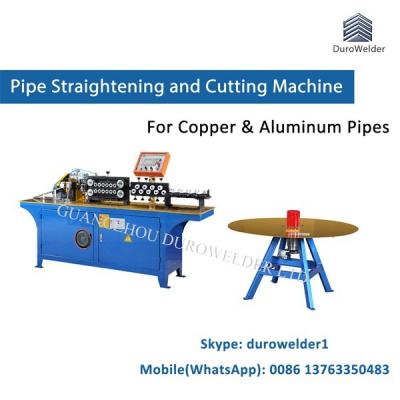 China pipe straightening machine, pipe cutting machine for aluminum pipes cooper and PSC for sale