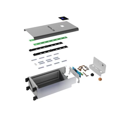 China Seplos MASON-280 DIY Vertical Solar Energy Storage Kit Without Cell Box LifePO4 Battery Cell Assembly Case (Suitable For EVE280AH Cell) for sale