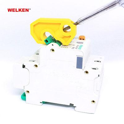 China Single Lab Circuit Breaker Lockout Device With Different Size for sale