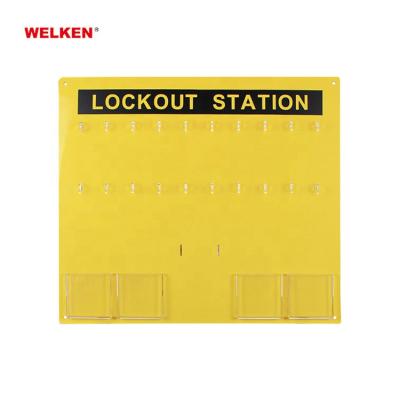 China Wholesale Good Quality Twenty Panel Lockout Lock Management Lab Hanging Tagout Station for sale