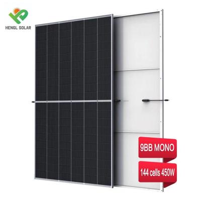 China Commercial Rosen Hot Sale 450W 550W 600W Half Cell PV Module Mono Solar Panel 5BB 9BB for sale