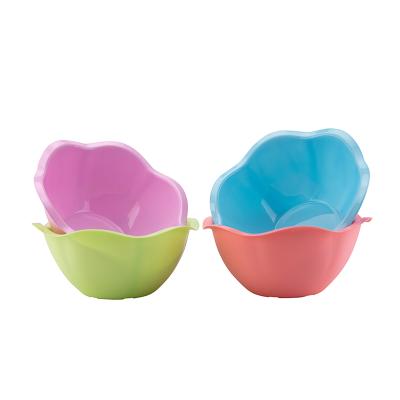 China Sustainable High Quality Durable Using Plastic Mixer Bowl Large Colorful Kitchen Bowls Plastic for sale