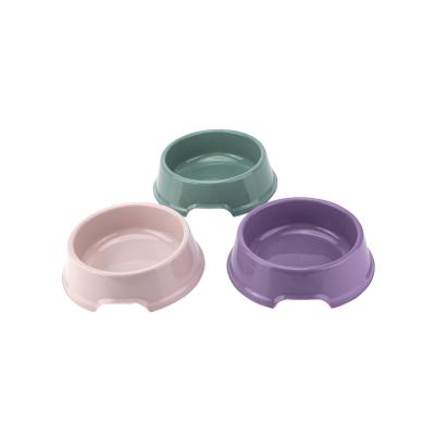 China Good Quality Sustainable Pet Cat Food Eating Dog Feeder Pet Bowl Portable Plastic Bowl for sale