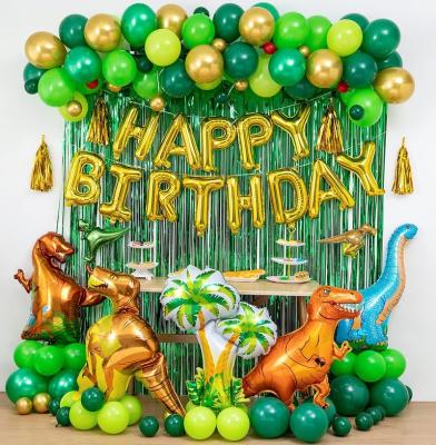 China Reusable Balloons Dinosaur Happy Birthday Party Decoration Themed Birthday Party Supplies Baby Shower Kids Birthday Decoration for sale