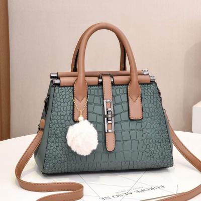 China Fashion \ Comfortable Cheap \ Durable Fashion Ladies Pinch Leather Crocodile Women Shoulder Bag Luxury Handbag for sale