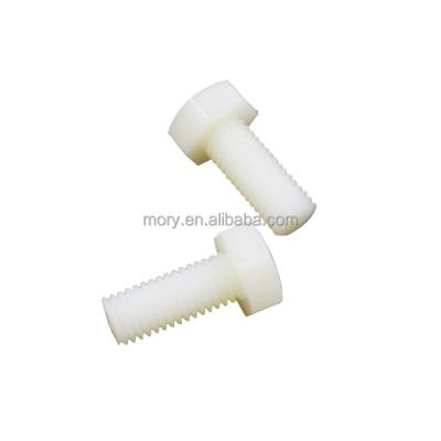 China food & Beverage Standard Plastic Material Nylon Hex Bolt for sale