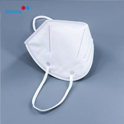 China Dust Listing Factory Price Filter Mouth Cover Masks FFP2 White Face Mask Against Pollution 95% for sale