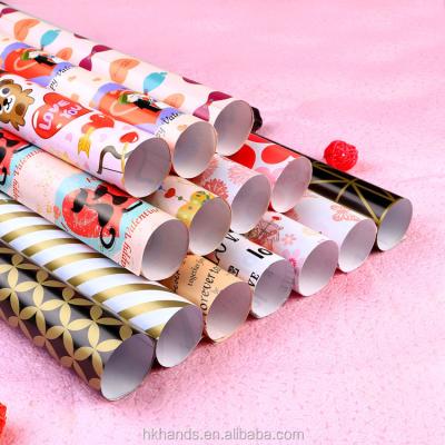 China Colored anti-curl sheets of tissue paper/gift wrap/wrapping paper for sale