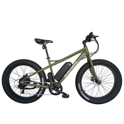 China Aluminum alloy fat tire bike beach snow electric bicycle 26