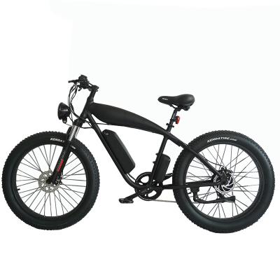 China Aluminum alloy 26 inch 1000w e bike 48v 750w fat tire electric bicycle with lithium battery for sale