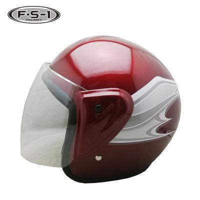 China Affordable ABS DOT Approved African Crossover Helmet Market Open Face Helmets Motorcycle AR AIS for sale