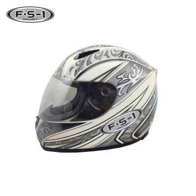 China Custom Protective Motorbike Four Seasons Decals ABS Full Face Men's Crossover Helmet Racing Helmet Motorcycle for sale