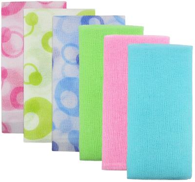 China Skin Nylon Bath Towel Beauty Nylon Exfoliating Bath Towel Cloth for Women and Men for sale