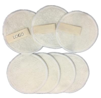 China Eco-Friendly Bamboo Makeup Remover Reusable Bamboo Pads | 100% Natural Bamboo Fiber Rounds | Soft face pads for sale