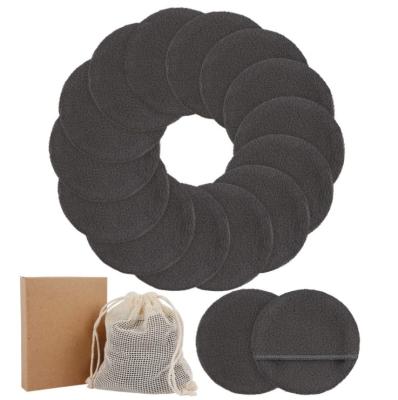 China Makeup Bamboo Charcoal Facial Cleansing Facial Rounds Make Up Remover Cleansing Pads for sale