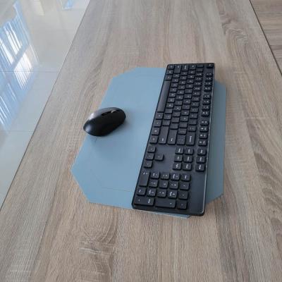 China Custom Stocked 43*30cm Leather Desk Mat Logo Office Table Mat Computer for sale