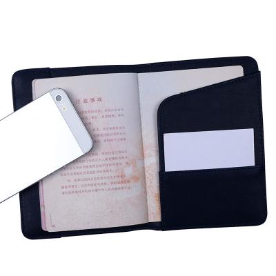 China Cheaper Custom Leather Passport Holder And Luggage Tag Set for sale