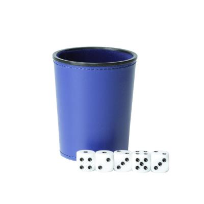 China Promotion Rocket Sapphire Entertainment Supplies Spot Dice Cup Set With Silence Dice 5 Dice Cup For Game for sale