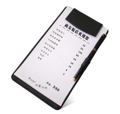 China For Hotel Supplies Restaurant Check Holder Leather Receipt Holder for sale