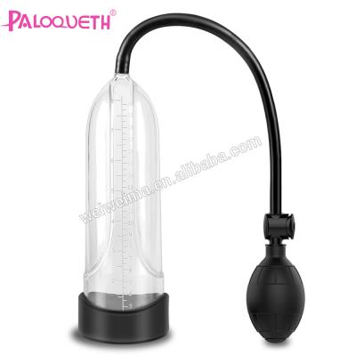 China PALOQUETH Silicone+TPE Silicone+TPE factory directly sell manual cock pump toys for men sex for sale