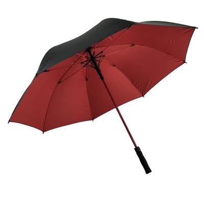 China Minimalist YUBO Brand Color Glue Coating Golf Umbrella 130CM Diameter Automatic Open Umbrella for sale