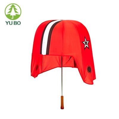 China Promotion Manual Outdoor Special Open Helmet Open Umbrella With Custom Copy for sale