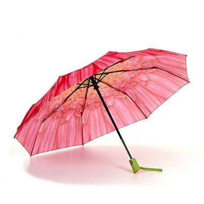 China Minimalist YUBO 21 Inch 190T Pongee Umbrella Full Automatic Folding Umbrella Compact Windproof Travel Umbrella for sale