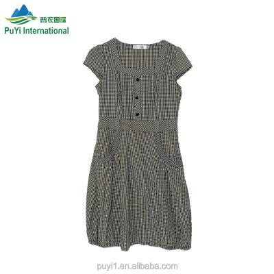 China Fashion New Style /Fit Size Vintage Clothing Mixed Used Clothing Mozambique High Quality Ladies Cotton Dress for sale